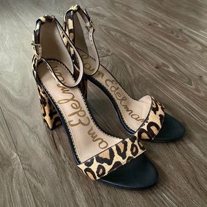 Sam Edelman Cheetah Yaro Heel - Size 10